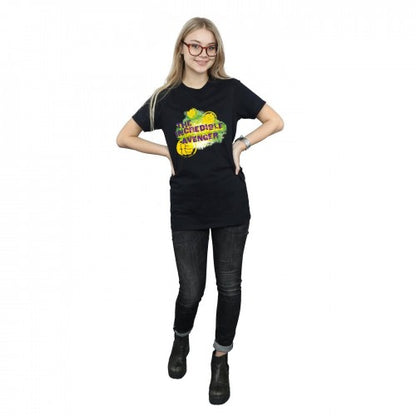 Black - Lifestyle - Marvel Womens-Ladies Hulk Incredible Avenger Cotton Boyfriend T-Shirt