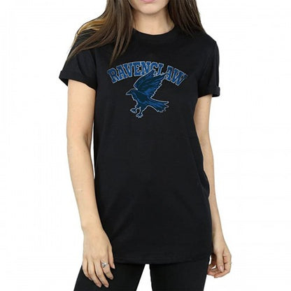 Front - Harry Potter Womens/Ladies Ravenclaw Emblem Cotton Boyfriend T-Shirt