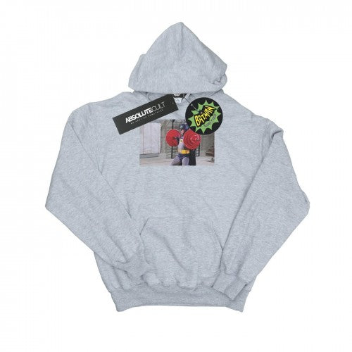 Front - DC Comics Girls Batman TV Series Bat Gains Hoodie