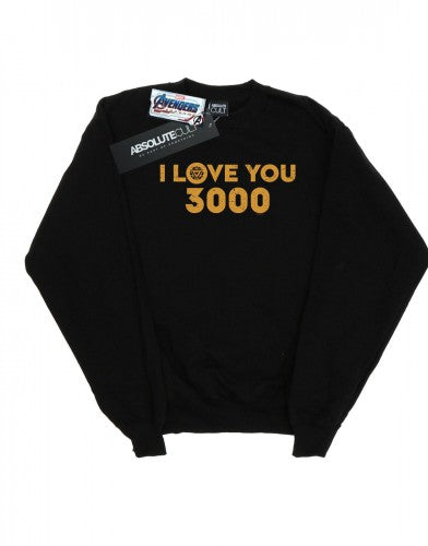 Front - Marvel Boys Avengers Endgame I Love You 3000 Arc Reactor Sweatshirt