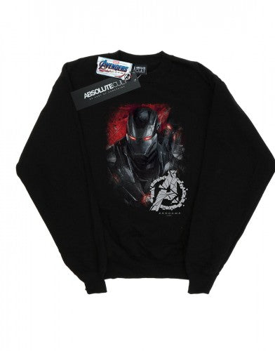 Front - Marvel Mens Avengers Endgame War Machine Brushed Cotton Sweatshirt