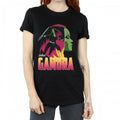 Front - Avengers Infinity War Womens/Ladies Gamora Cotton Boyfriend T-Shirt