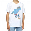 Front - Aladdin Boys Classic Genie Cotton T-Shirt