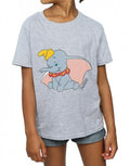 Sports Grey - Side - Dumbo Girls Classic Cotton T-Shirt