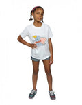 White - Close up - Dumbo Girls Classic Cotton T-Shirt