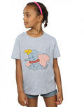 Sports Grey - Back - Dumbo Girls Classic Cotton T-Shirt