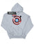 Front - Marvel Womens/Ladies Captain America Turntable Hoodie