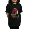 Front - Avengers Infinity War Girls Scarlet Witch Cotton T-Shirt