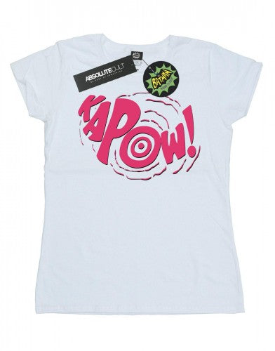 Front - DC Comics Womens/Ladies Batman TV Series Kapow Cotton T-Shirt