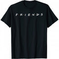 Front - Friends Mens Logo Cotton T-Shirt
