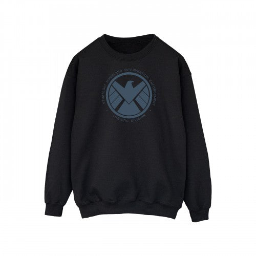 Front - Marvel Mens Agents Of SHIELD Logistics Division Cotton Sweatshirt