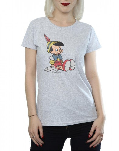Heather Grey - Pack Shot - Pinocchio Womens-Ladies Classic Heather T-Shirt