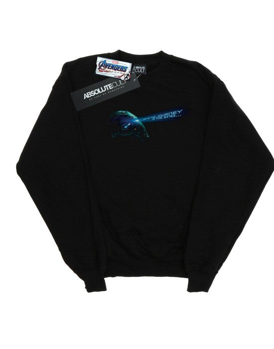 Front - Marvel Girls Avengers Endgame Part Of The Journey Is The End Sweatshirt