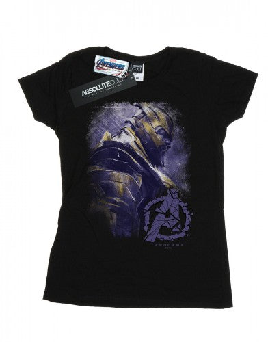 Front - Marvel Womens/Ladies Avengers Endgame Thanos Brushed Cotton T-Shirt