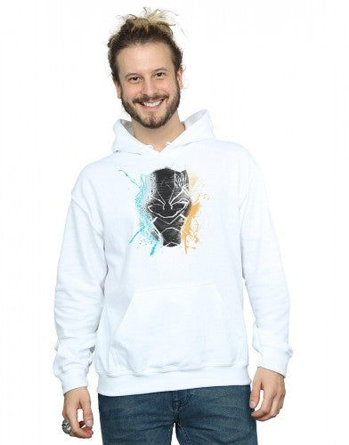White - Back - Marvel Mens Black Panther Splash Hoodie