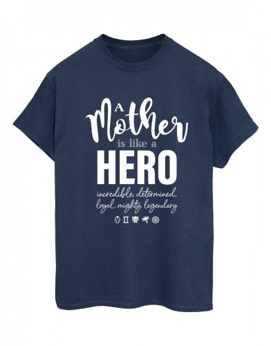 Front - Marvel Womens/Ladies Avengers Mother Hero Cotton Boyfriend T-Shirt