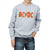 Front - AC/DC Womens/Ladies Distressed Logo Heather Sweatshirt
