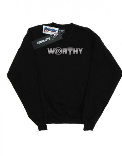Front - Marvel Girls Avengers Endgame Worthy Sweatshirt