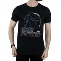 Front - Avengers Infinity War Mens Black Panther Cotton T-Shirt