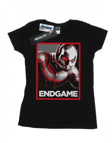 Front - Marvel Womens/Ladies Avengers Endgame Ant-Man Poster Cotton T-Shirt