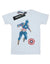 Front - Marvel Girls Avengers Endgame Painted Captain America Cotton T-Shirt