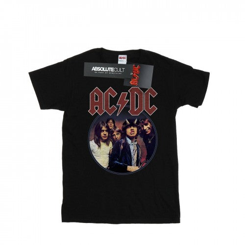 Front - AC/DC Womens/Ladies Highway To Hell Circle Cotton Boyfriend T-Shirt