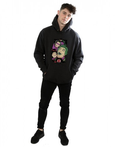 Black - Lifestyle - DC Comics Mens Batman TV Series Rogues Gallery Hoodie