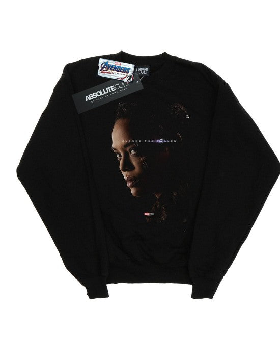 Front - Marvel Mens Avengers Endgame Avenge The Fallen Valkyrie Cotton Sweatshirt