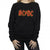 Front - AC/DC Womens/Ladies Distressed Logo Cotton Sweatshirt