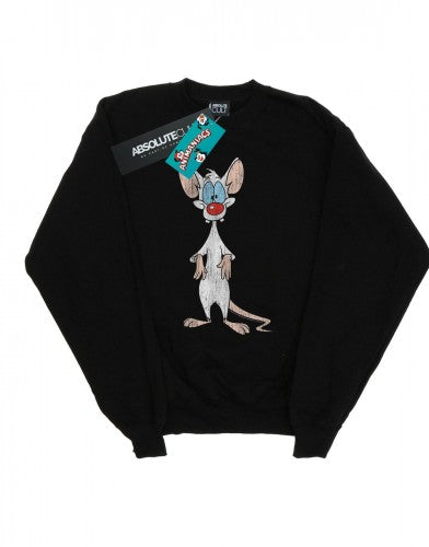 Front - Animaniacs Boys Pinky Classic Pose Sweatshirt