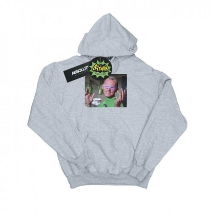 Front - DC Comics Mens Batman TV Series The Riddler Photgraph Hoodie
