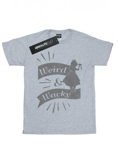Front - Disney Boys Alice In Wonderland Weird And Wacky T-Shirt