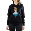 Front - Alice In Wonderland Womens/Ladies Classic Cotton Sweatshirt