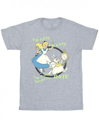 Front - Disney Boys Alice In Wonderland I´m Late T-Shirt
