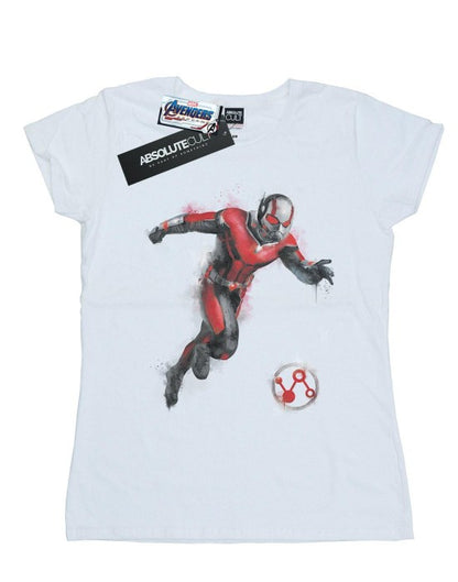 Front - Marvel Womens/Ladies Avengers Endgame Painted Ant-Man Cotton T-Shirt
