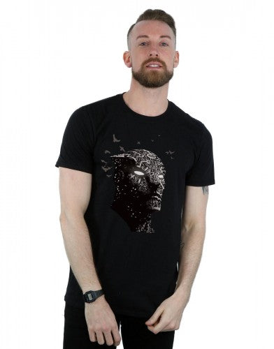 Black - Back - Marvel Mens Black Panther Tribe Mask T-Shirt