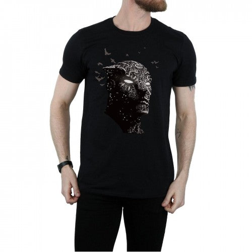 Black - Side - Marvel Mens Black Panther Tribe Mask T-Shirt