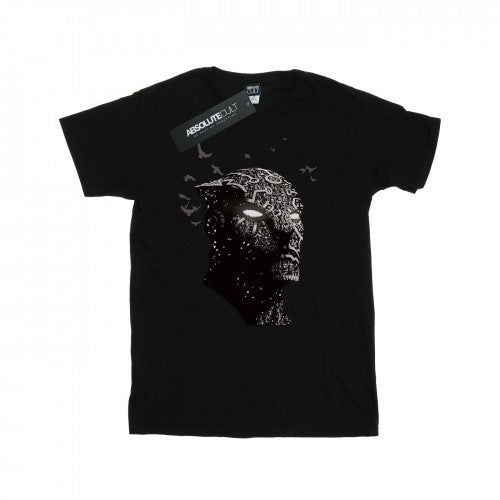Front - Marvel Mens Black Panther Tribe Mask T-Shirt