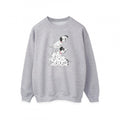 Front - 101 Dalmatians Womens/Ladies Chair Heather Sweatshirt