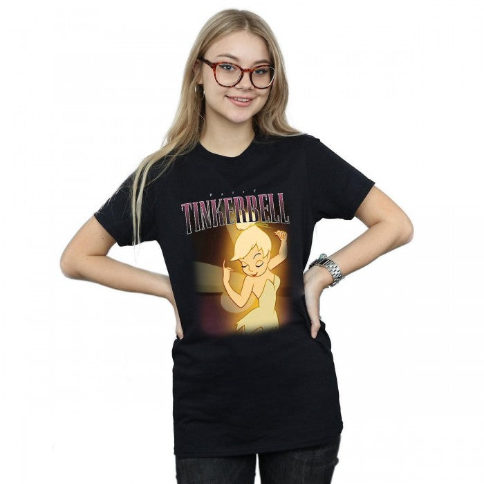 Front - Tinkerbell Womens/Ladies Montage Cotton Boyfriend T-Shirt