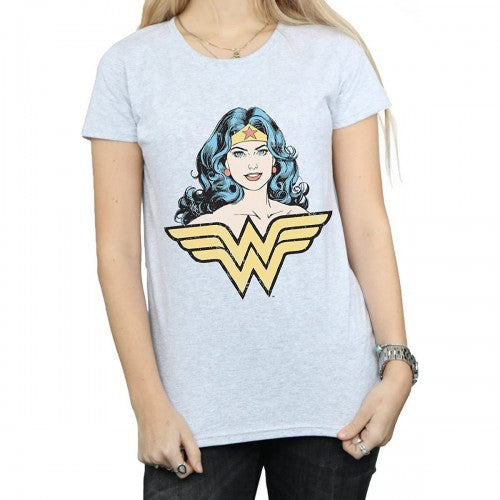 Front - Wonder Woman Womens/Ladies Gaze T-Shirt
