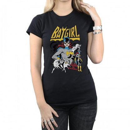 Front - DC Comics Womens/Ladies Heroine Or Villainess Batgirl Cotton T-Shirt