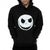 Front - Nightmare Before Christmas Mens Jack Skellington Face Cotton Hoodie