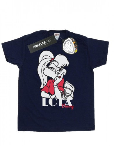Navy Blue - Lifestyle - Looney Tunes Mens Classic Lola Bunny Cotton T-Shirt