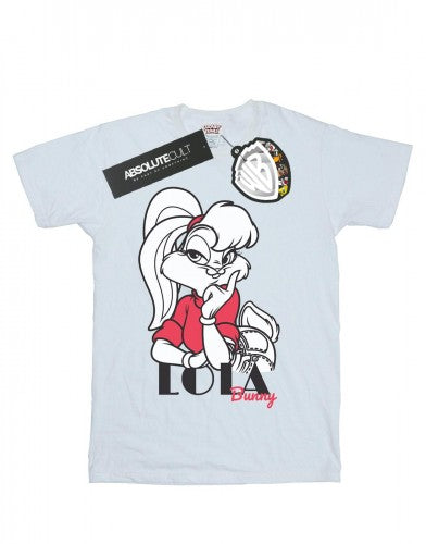 White - Lifestyle - Looney Tunes Mens Classic Lola Bunny Cotton T-Shirt
