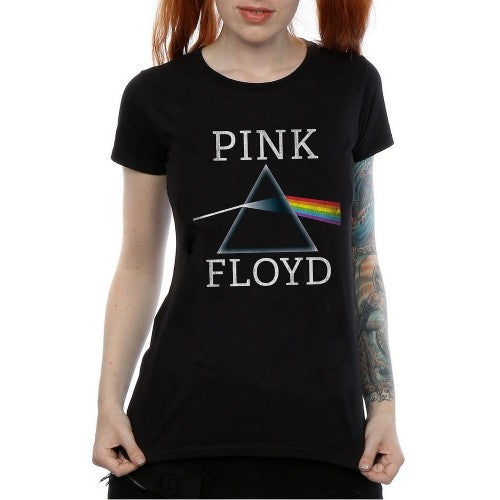Front - Pink Floyd Womens/Ladies Dark Side Of The Moon Prism Cotton T-Shirt