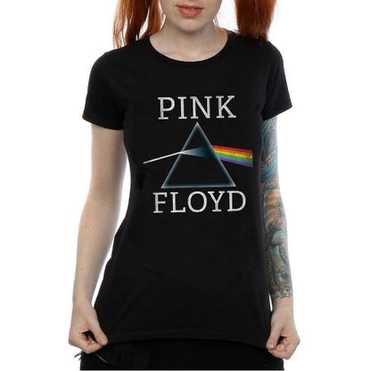 Front - Pink Floyd Womens/Ladies Dark Side Of The Moon Prism Cotton T-Shirt