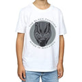 Front - Black Panther Boys Made In Wakanda Cotton T-Shirt