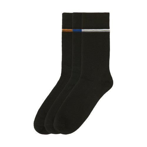 Front - Ben Sherman Mens Stripe Bamboo Socks (Pack of 3)