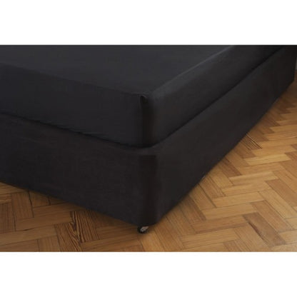 Front - Belledorm Faux Suede Divan Base Wrap (15in)